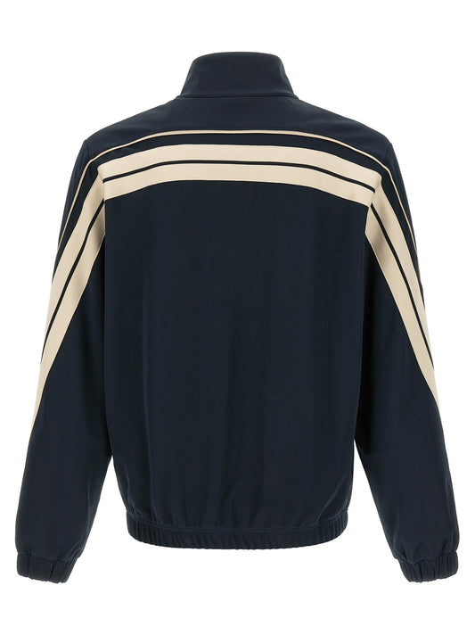 Blue Polyester Sweatshirt