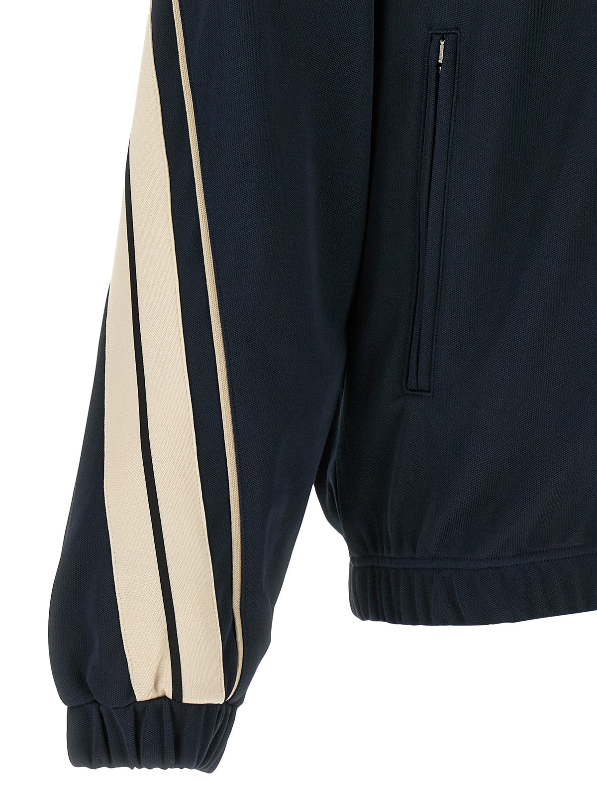 Blue Polyester Sweatshirt