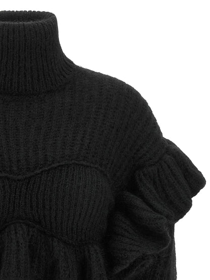 Black Mohair Cardigan