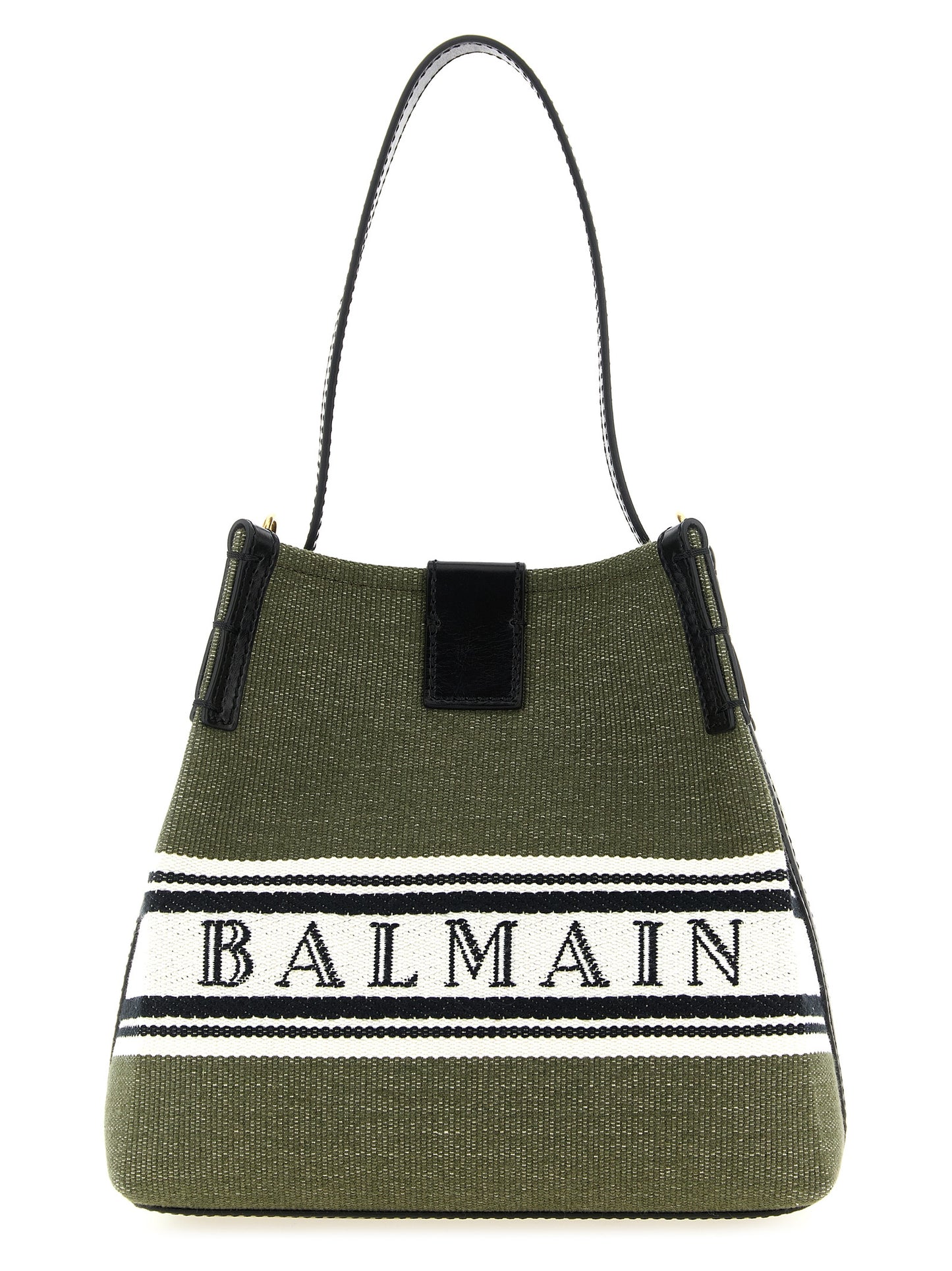 Bicolor Cotton Handbag