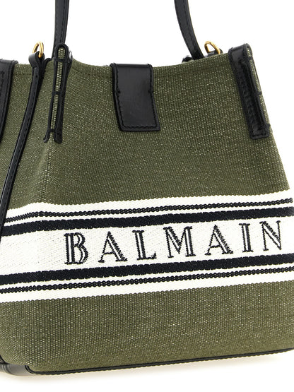 Bicolor Cotton Handbag