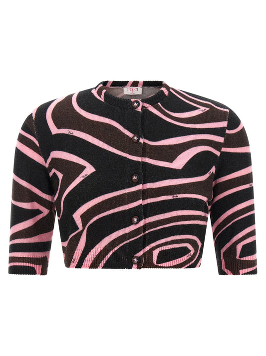 Multicolor Wool Cardigan