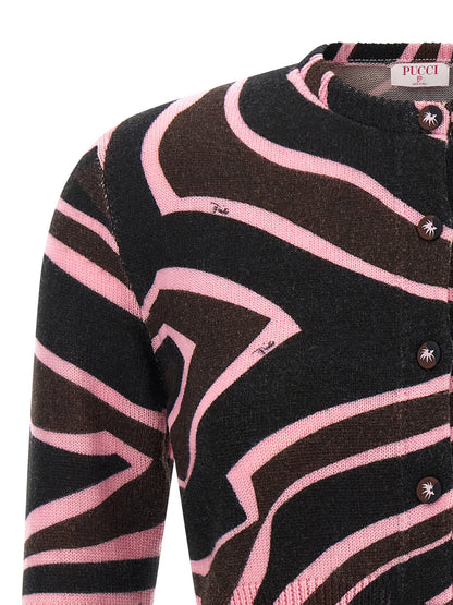 Multicolor Wool Cardigan