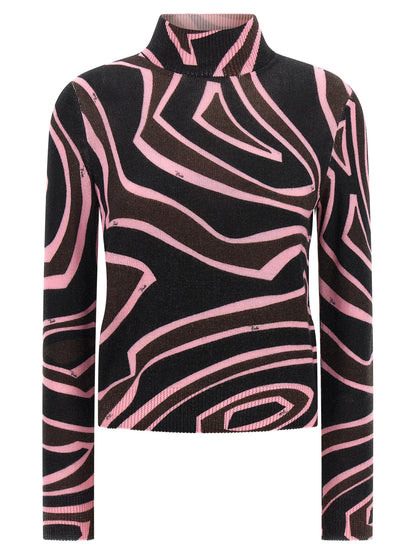 Multicolor Wool Cardigan