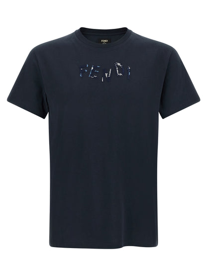 Blue Cotton T-Shirt