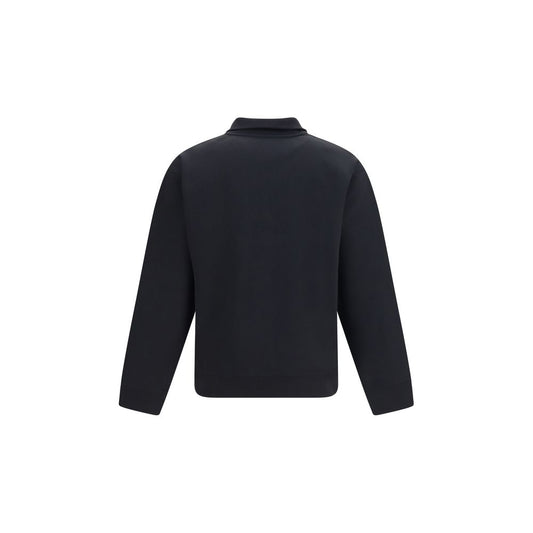 Black Cotton Sweatshirt