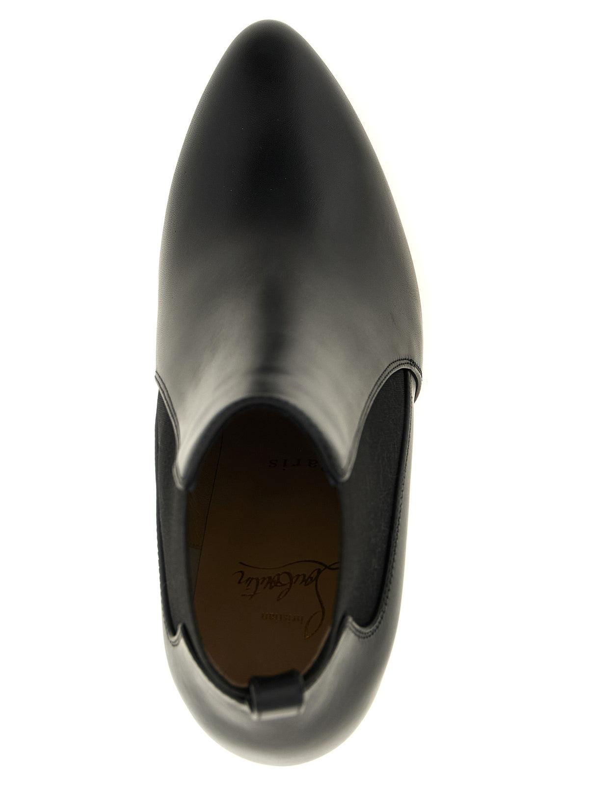 Black Calfskin Ankle Boots