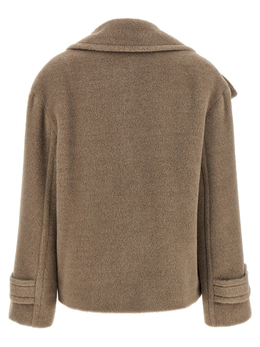 Beige Wool Coat