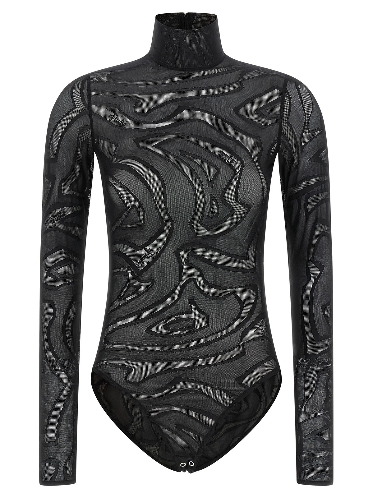 Black Polyamide Bodysuit
