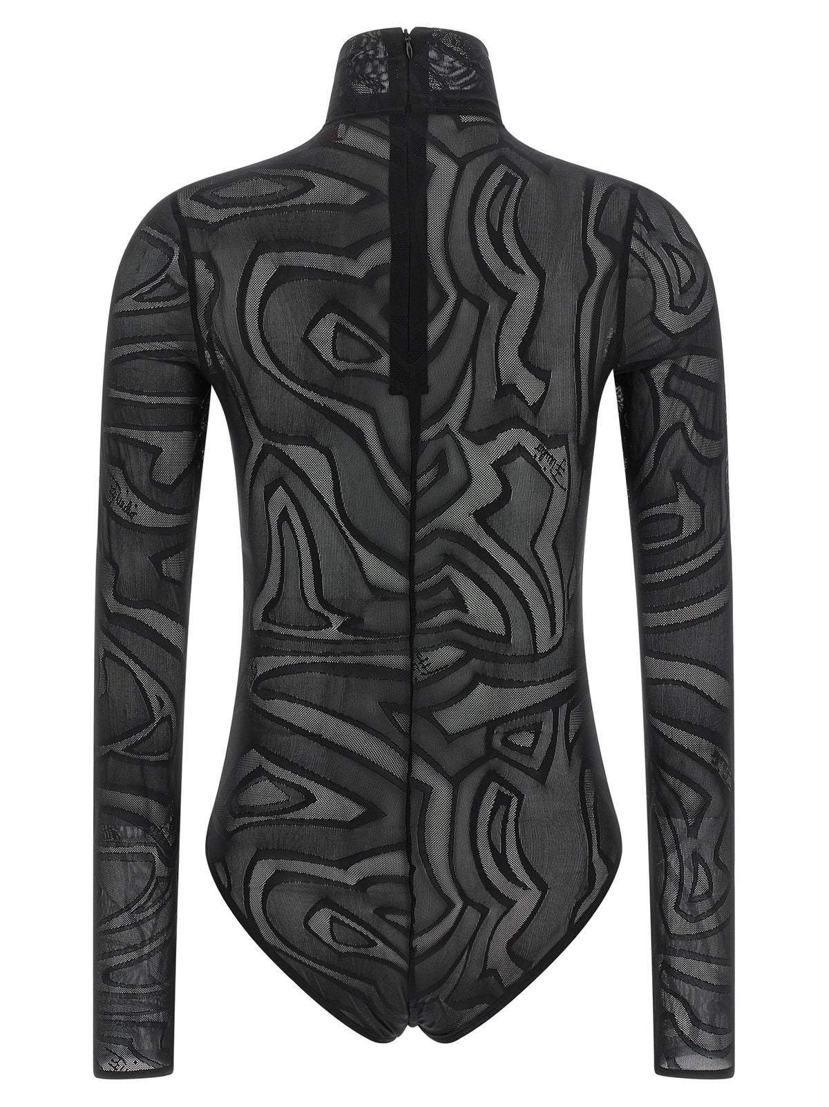 Black Polyamide Bodysuit