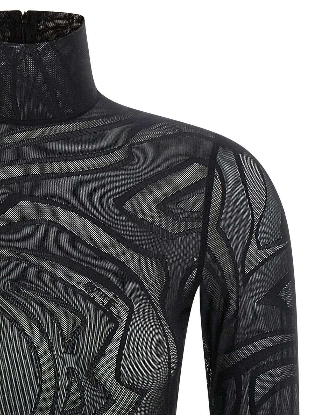 Black Polyamide Bodysuit