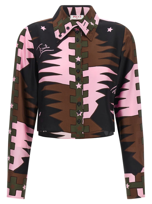 Multicolor Silk Blouse