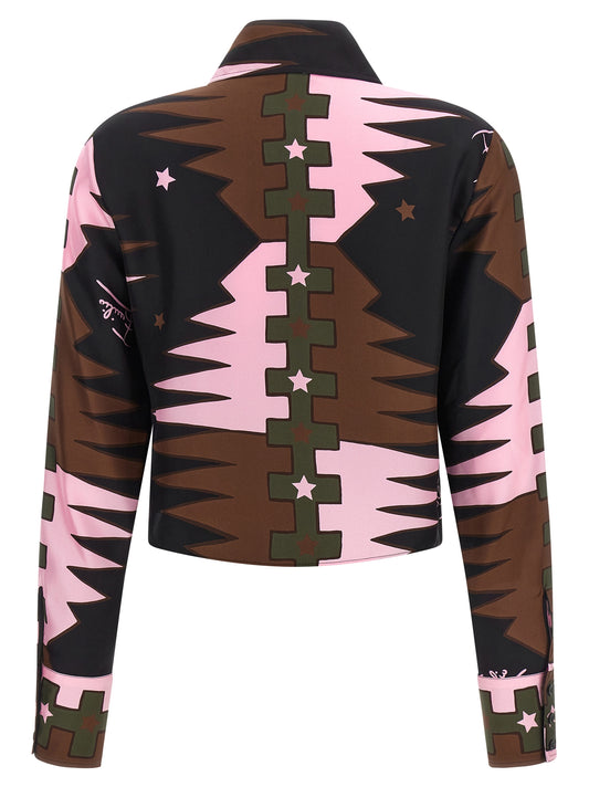 Multicolor Silk Blouse
