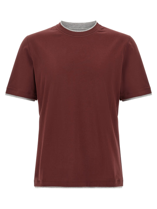 Bordeaux Cotton T-Shirt