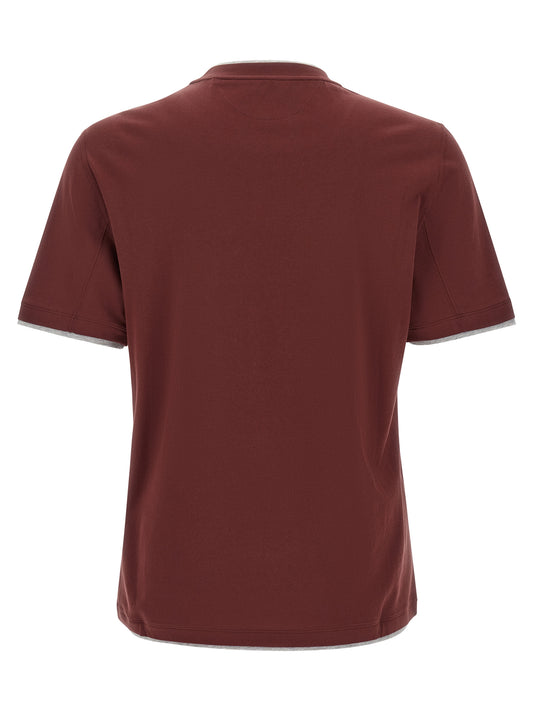 Bordeaux Cotton T-Shirt