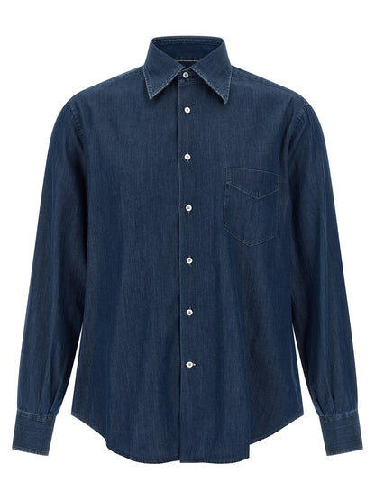 Blue Cotton Blouse