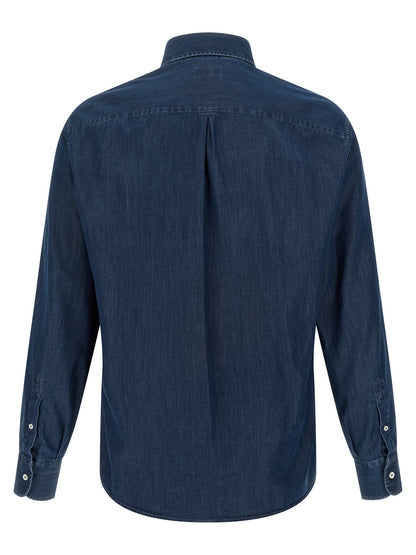 Blue Cotton Blouse