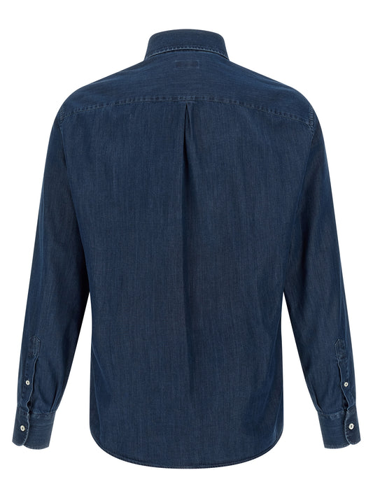 Blue Cotton Blouse