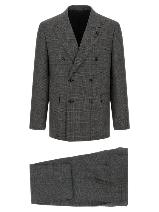 Gray Virgin Wool Two-Piece Suit