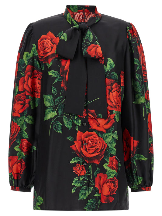 Black Silk Blouse