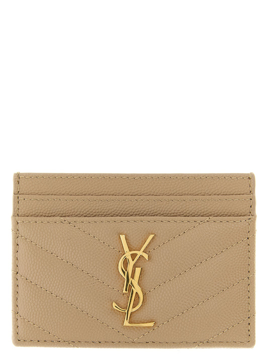 Beige Calfskin Cardholder