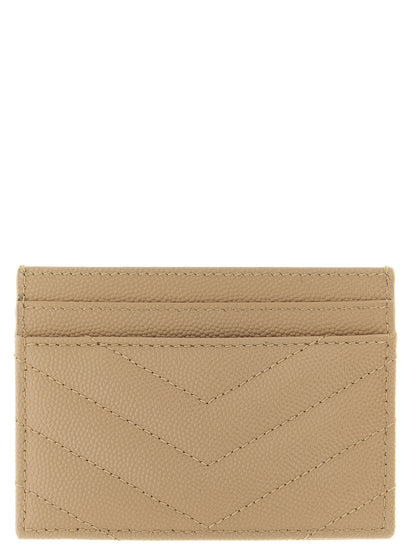 Beige Calfskin Cardholder