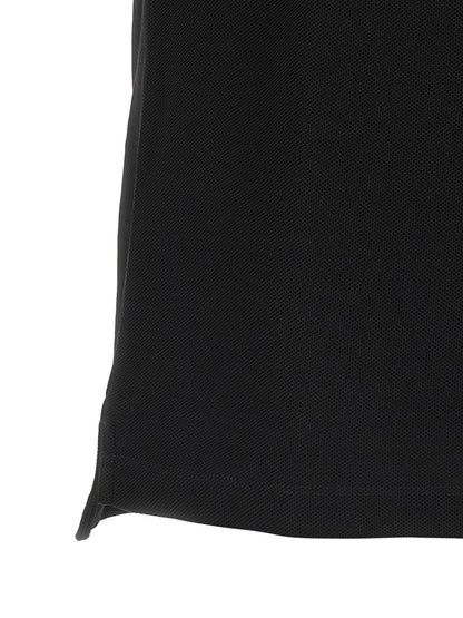 Black Cotton Polo Shirt
