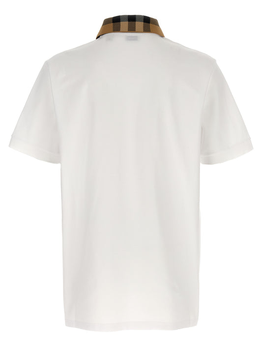 White Cotton Polo Shirt