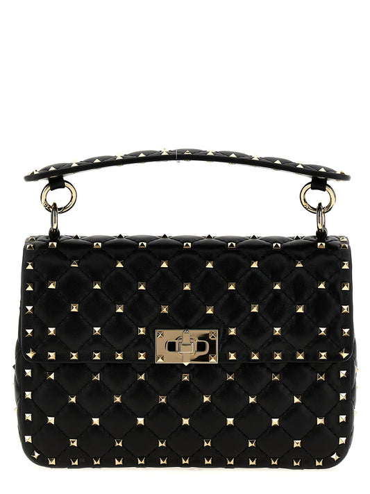 Black Lamb Leather Shoulder Bag
