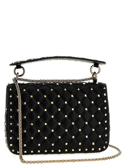 Black Lamb Leather Shoulder Bag
