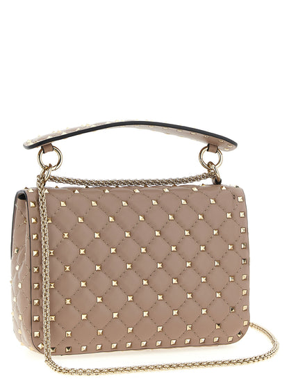 Multicolor Lamb Leather Shoulder Bag