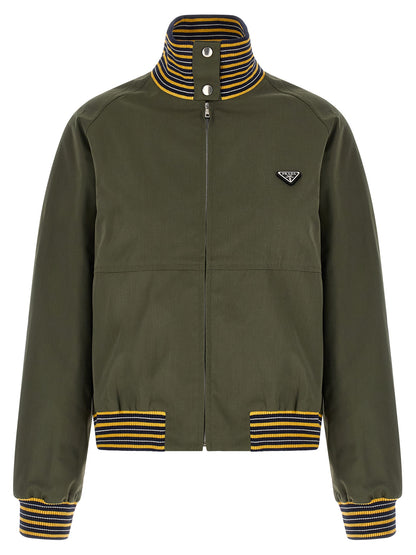 Bicolor Polyester Bomber