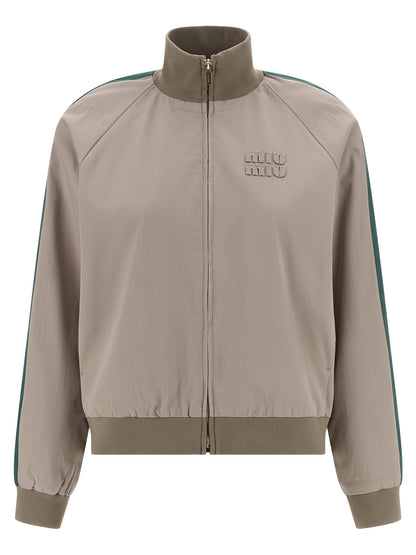 Gray Cotton Bomber