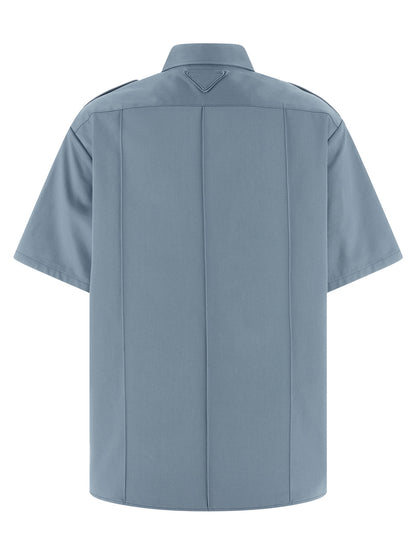 Blue Cotton Blouse