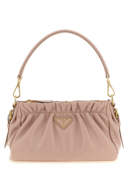 Multicolor Lamb Leather Shoulder Bag