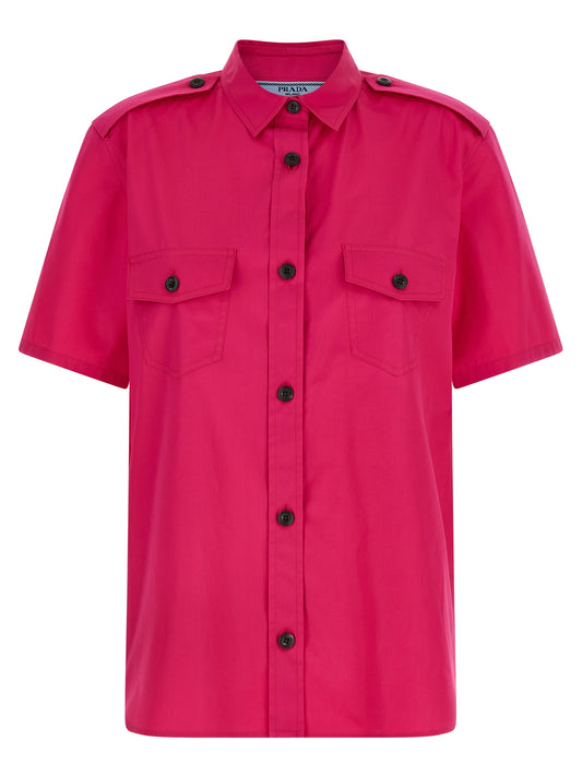Fuchsia Cotton Blouse