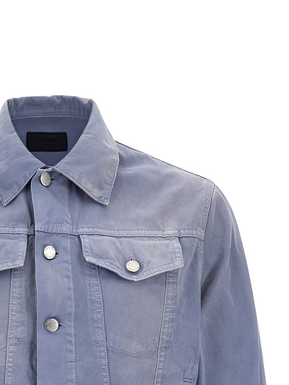 Blue Cotton Denim Jacket