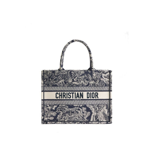 Blue Cotton Tote Bag