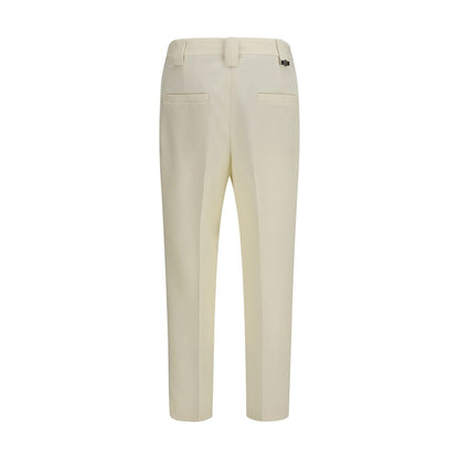 Beige Wool Oves Aries Cropped Pants