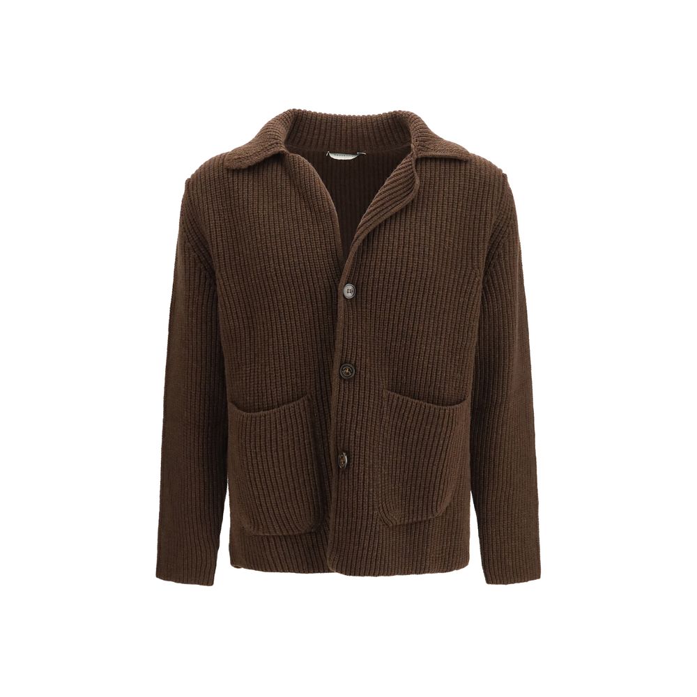 Brown Wool Oves Aries Full-Length Jacket