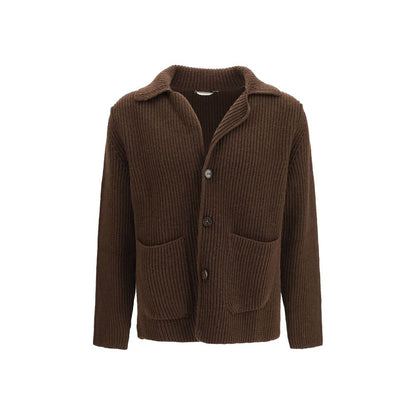 Brown Wool Oves Aries Full-Length Jacket