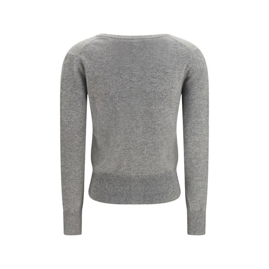 Gray Cashmere Cardigan