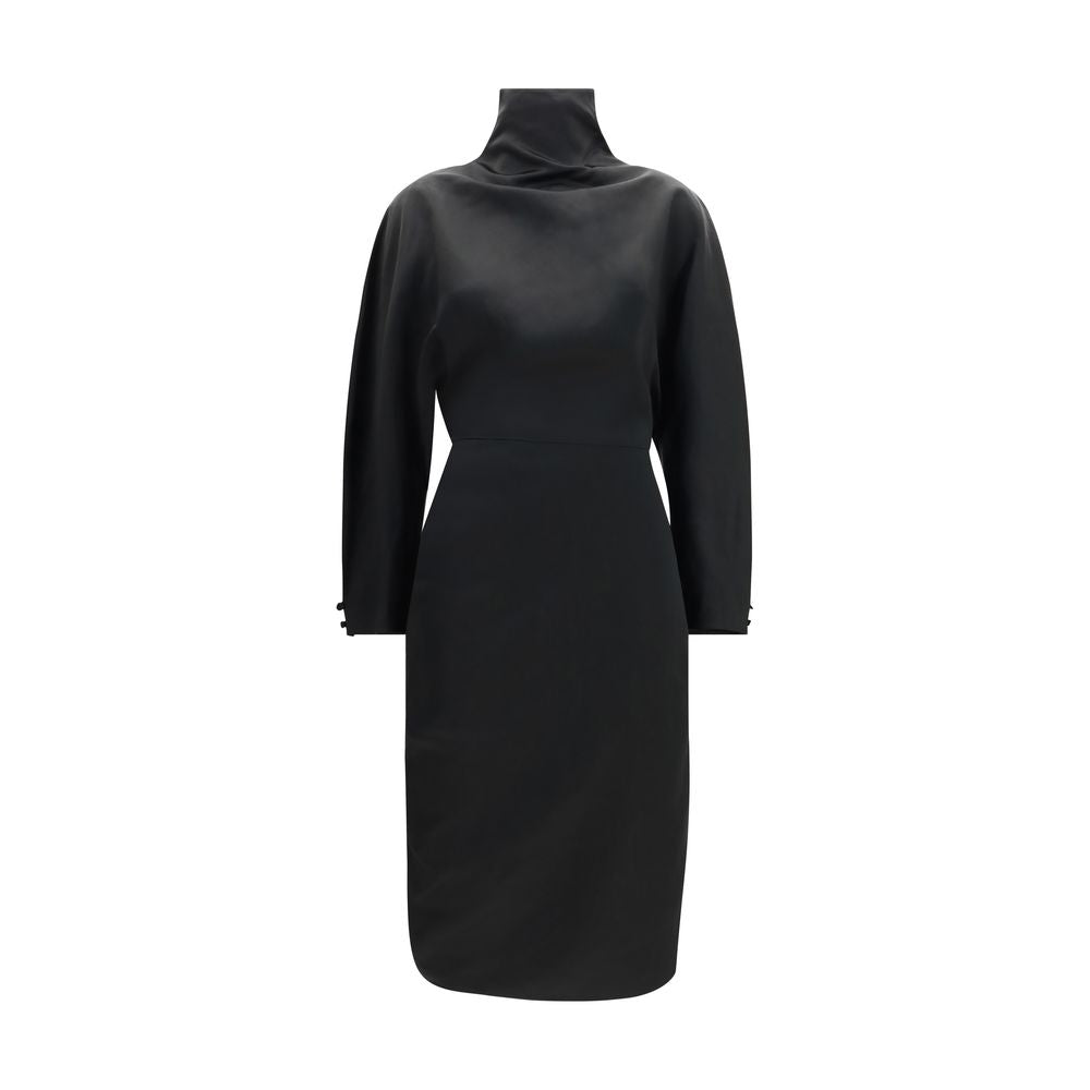 Black Acetate Cocktail Dress