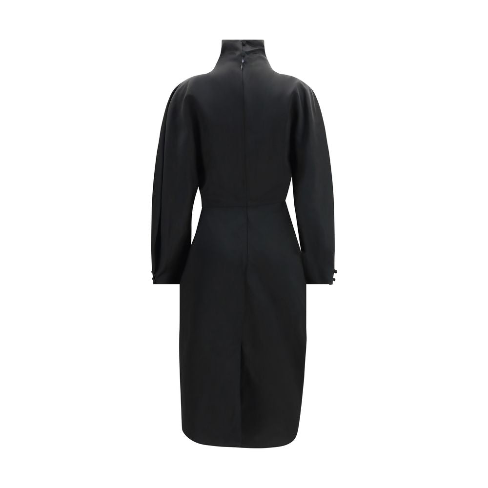 Black Acetate Cocktail Dress