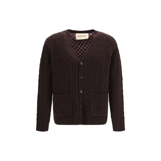Brown Wool Oves Aries Cardigan