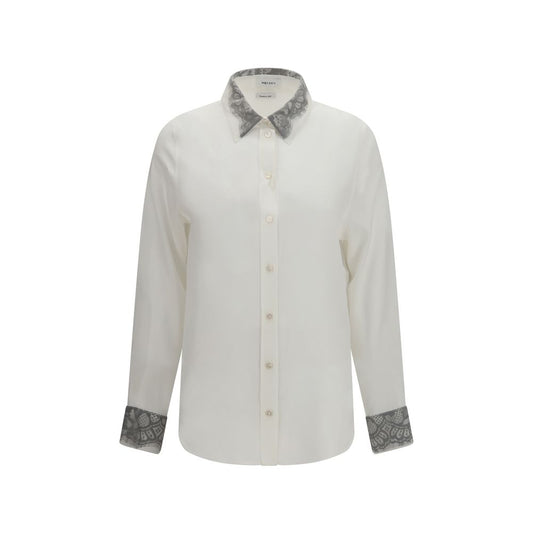 White Silk Dress Shirt
