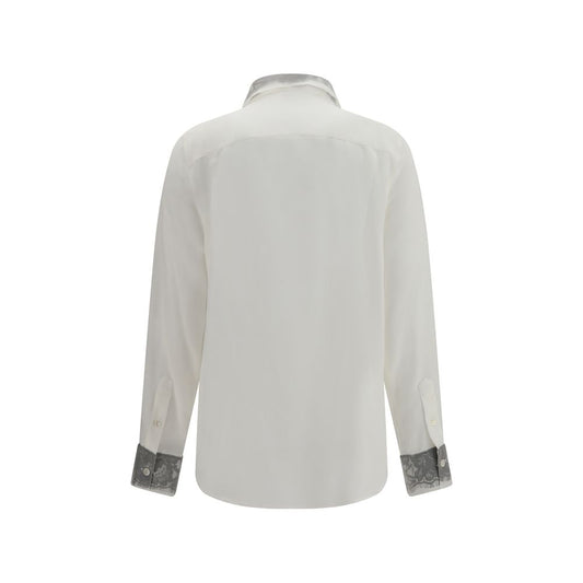 White Silk Dress Shirt