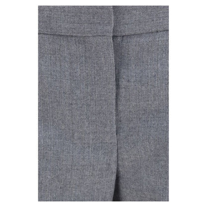 Gray Wool Oves Aries Casual Pants
