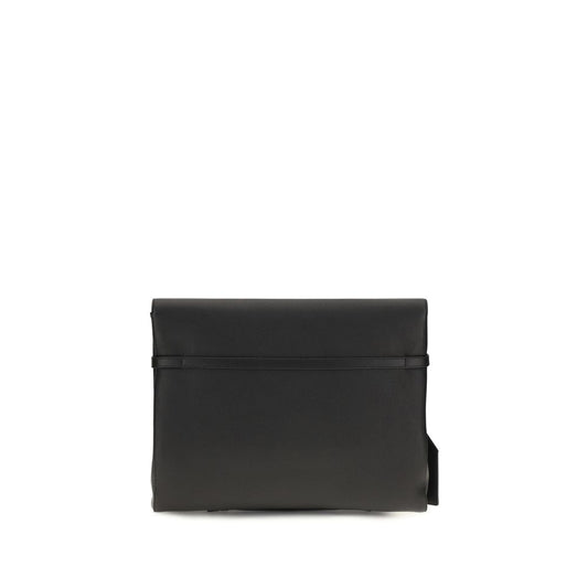 Black Calf Leather Bos Taurus Shoulder Bag