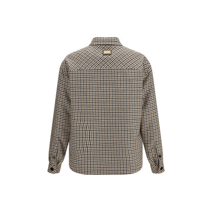 Brown Wool Oves Aries Full-Length Jacket